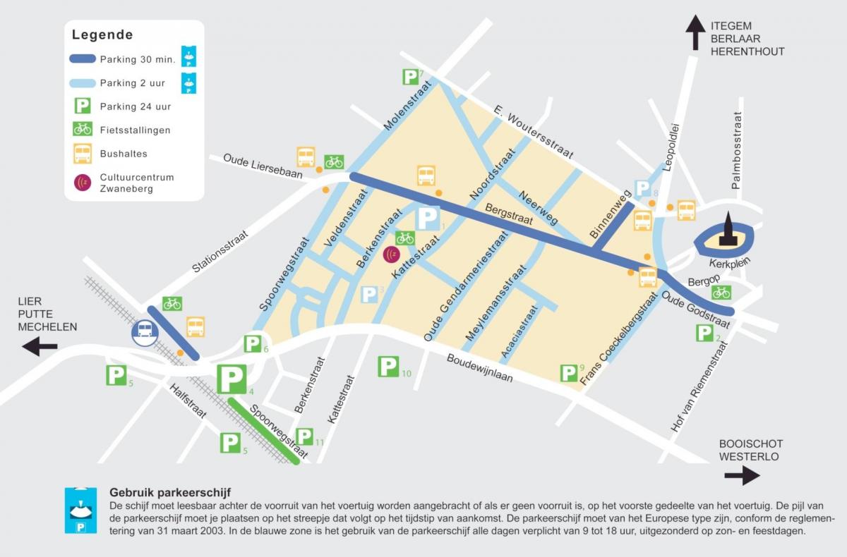 parkeren in heist
